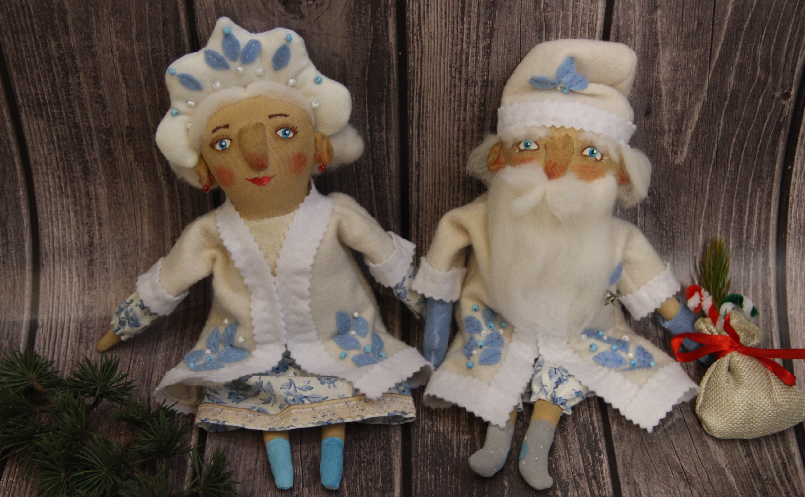 Дед Мороз и Снегурочка - фото - 1